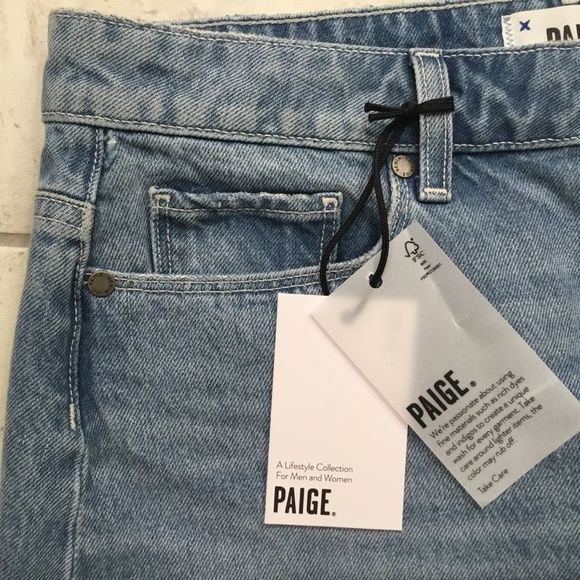 PAIGE DENIM| Margot Short w/ Exposed Button Fly - Picture 8 of 10